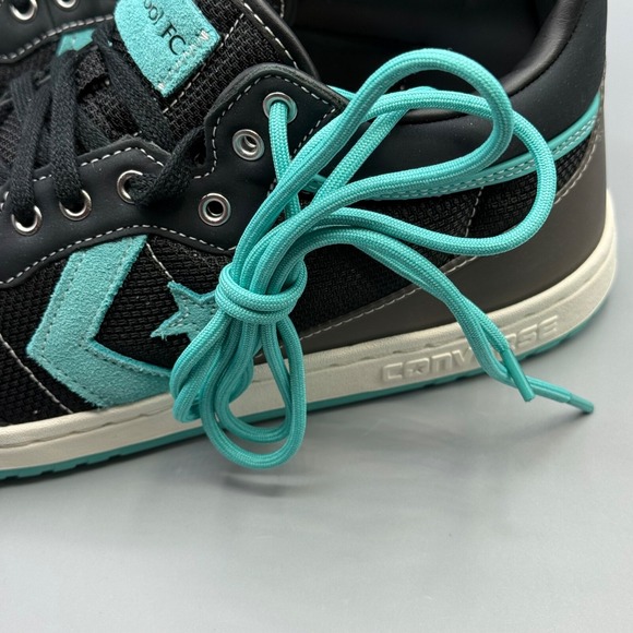 Converse x Liverpool FC Men's 8.5 Sneakers Fastbreak Pro Mid Black Teal A12785C - Picture 15 of 16